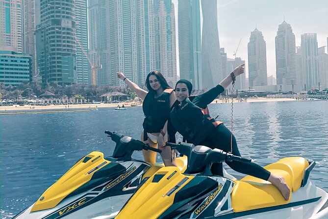 1-Hour Jet Ski Tour – Burj Al Arab, Atlantis, & Dubai Skyline - Palm Jumeirah and Atlantis from offshore