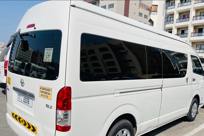 10 - 12 Seater Toyota Haice Tourist MiniVan Rental Dubai - Capacity, luggage, and the price question