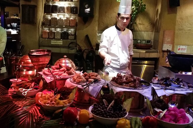 1001 Arabian Nights - Dinner, vegetarian choices, and extra charges