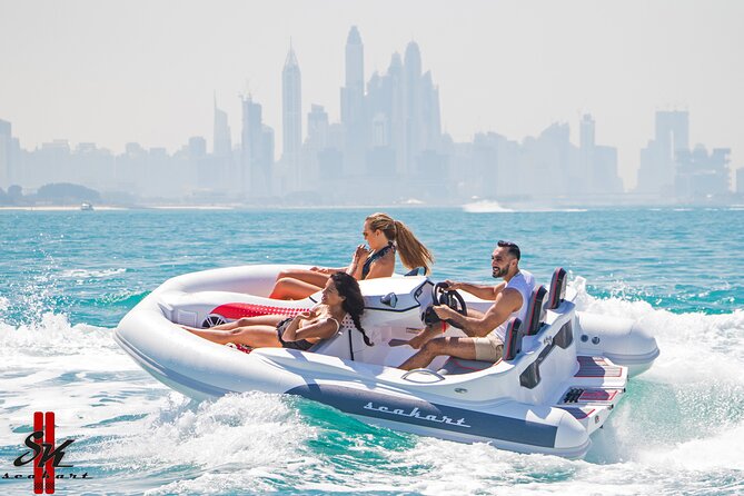 120 MINUTES Dubai Private Self-Drive SeaKart Jet Ski Boat Tour - Burj Al Arab photo stop