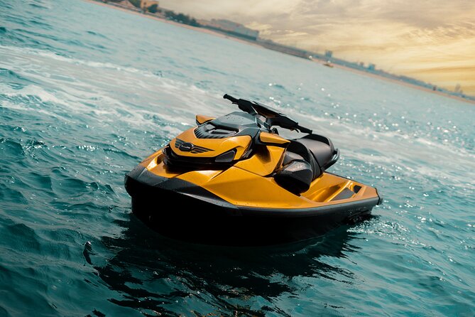 24 Karat Gold Jet Ski Adventure with Burj Khalifa View - Riding Toward Dubai’s Skyline