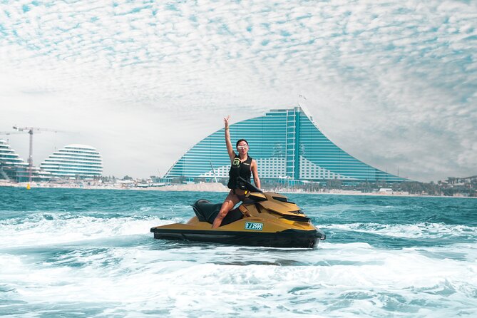 24 Karat Gold Jet Ski Adventure with Burj Khalifa View - Palm Jumeirah and Atlantis Views