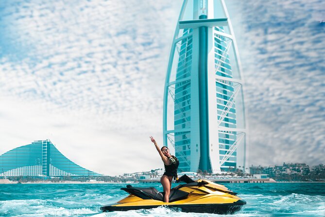 24 Karat Gold Jet Ski Adventure with Burj Khalifa View - Starting at Jumeirah 2