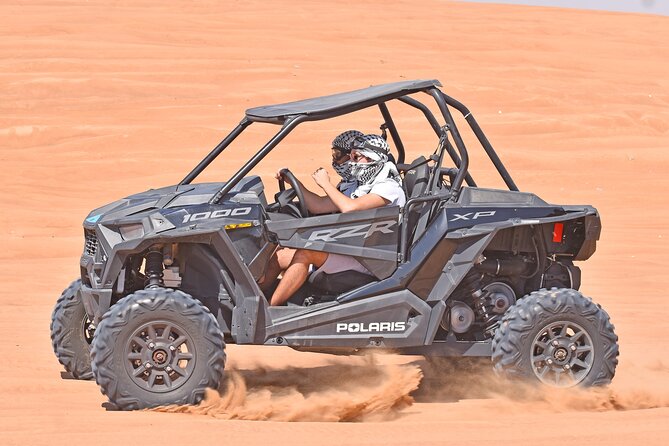 30 Minutes 1000cc Buggy Adventure with BBQ Dinner Buffet - Pickup from Dubai or Sharjah keeps the evening simple