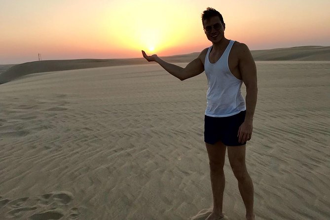 4 Hour Desert Safari, Camel Ride & Inland Sea Beach - The Inland Sea, where dunes meet the Gulf