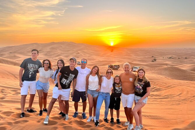 4X4 Dubai Desert Safari with BBQ dinner, Camels & Live Show - From your Dubai hotel to the Lahbab dunes