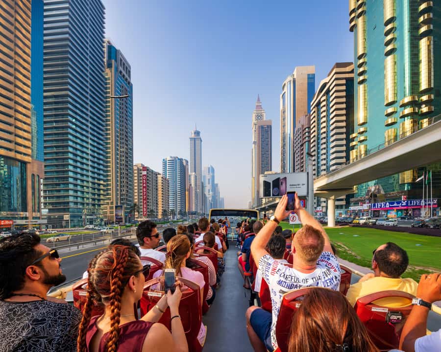 5-Day Pass: Hop-On Hop-Off, Lost World Aquarium, Dubai Frame - What the bus experience is really like