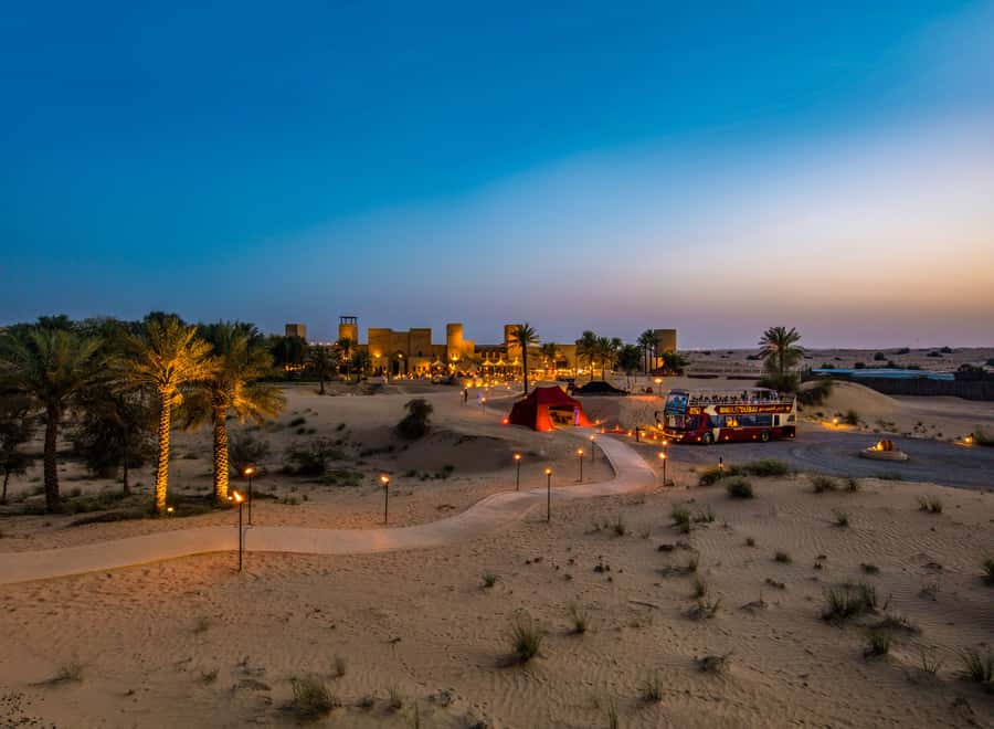 5-Day Pass: Hop-On Hop-Off, Lost World Aquarium, Dubai Frame - The Red Route links Dubai’s old and new faces