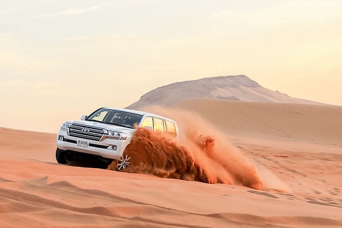 7-hour Small Group 4x4 Desert Safari Tour with Buffet Dinner in Dubai - Big Red gives the tour its real kick
