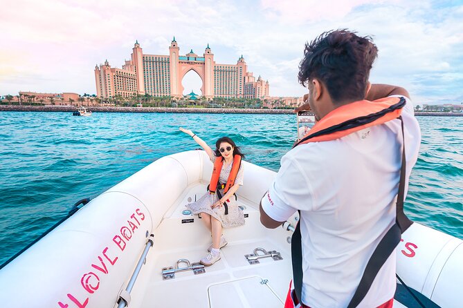 90 Mins Speedboat Tour Dubai Marina JBR Atlantis and Burj Al Arab - Burj Al Arab is the final major landmark