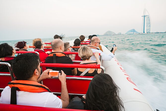 90 Mins Speedboat Tour Dubai Marina JBR Atlantis and Burj Al Arab - What the 90 minutes feels like