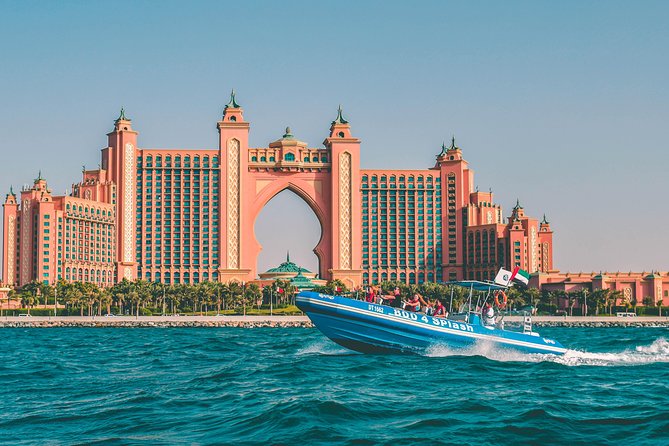 90 Minutes Speedboat Tour Dubai Marina, Burj Al Arab and Atlantis - Ain Dubai gives you a clean photo backdrop
