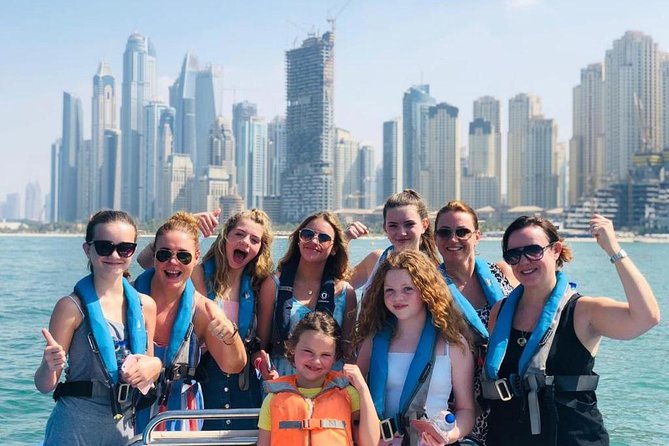 90 Minutes Speedboat Tour Dubai Marina, Burj Al Arab and Atlantis - Burj Al Arab from the open water