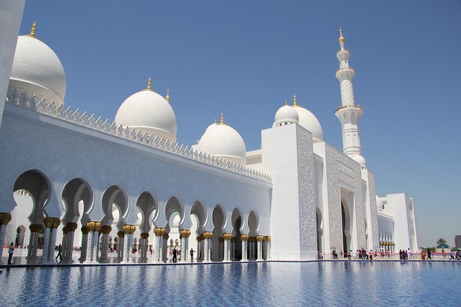 Abu Dhabi All Day Tour from Dubai - The Corniche and Emirates Palace are seen from the road