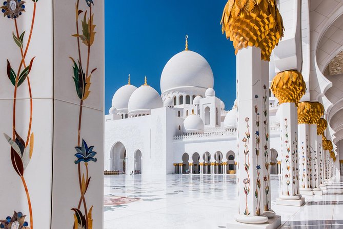 Abu Dhabi city tour & desert safari from Dubai - Etihad Towers and Emirates Palace in quick succession