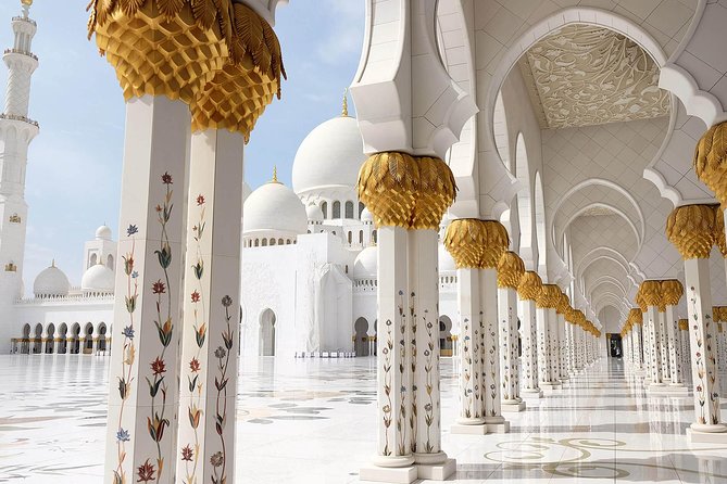 Abu Dhabi City Tour, Emirates Palace, Grand Mosque, Louvre Museum - Heritage Village supplies a short look at older Abu Dhabi