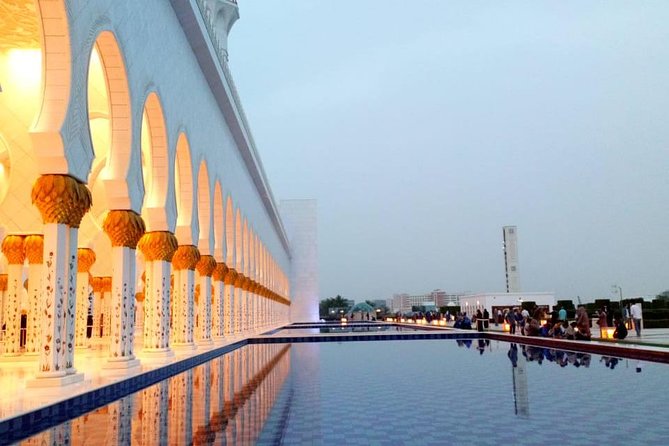 Abu Dhabi City Tour from Dubai - Full-Day Tour - One hour beneath the white domes at Sheikh Zayed Grand Mosque