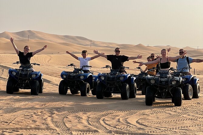 Abu Dhabi Desert Safari Tour with Shows & Buffet Dinner - The sunset photo stop in the deep desert