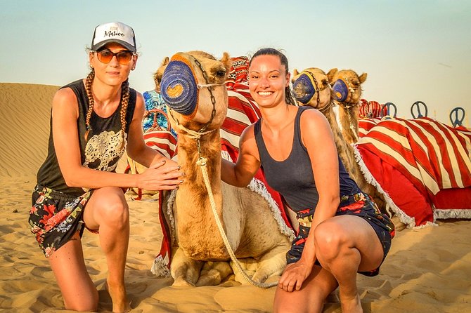 Abu Dhabi: Desert Safari with BBQ, Camel Ride & Sandboarding - BBQ dinner and evening performances