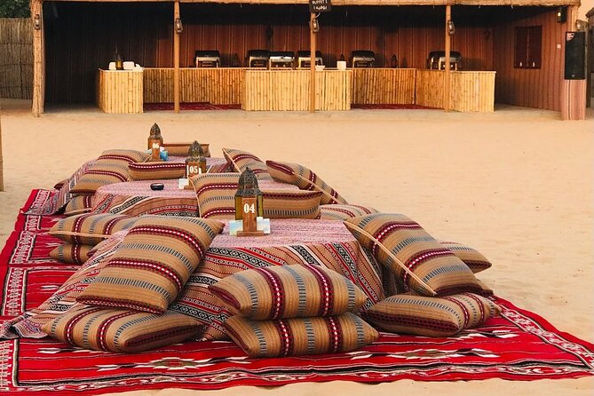 Abu Dhabi Desert safari with BBQ Dinner,Sandboarding & Camel ride - What the $90.33 price delivers