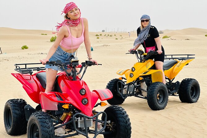 Abu Dhabi Desert Safari With Live Shows And BBQ Buffet Dinner - Dune bashing: exciting, but not the whole evening