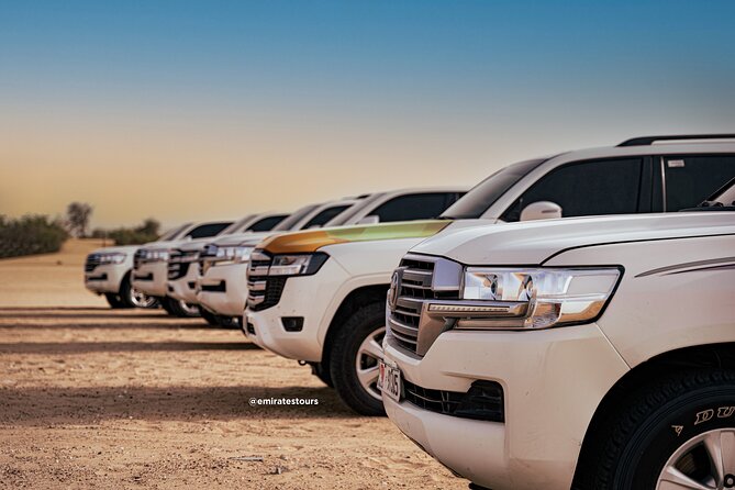 Abu Dhabi Evening Desert Safari BBQ, Camel Ride, Entertainments - Dune bashing before sunset