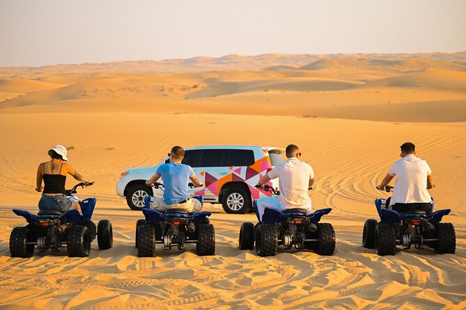 Abu Dhabi Evening Desert Safari - Private car Dune bashing & BBQ - A camel farm visit with time for photographs