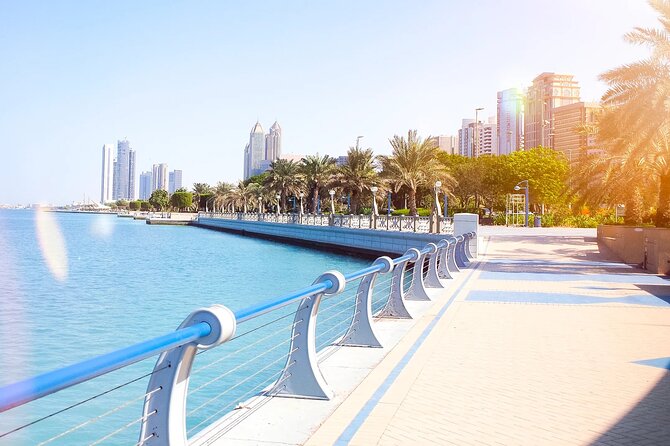 Abu Dhabi Sheikh Zayed Mosque Ferrari World Tour and Transfers - Quick views of Emirates Palace and the Corniche
