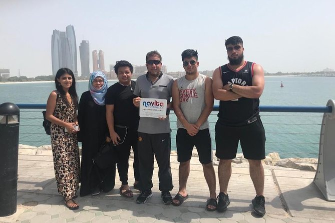 Abu Dhabi Sightseeing Tour from Dubai - Etihad Towers and Emirates Palace from the outside