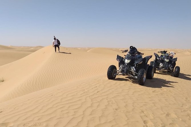Adventure quad bike tour ( 2 hour private quad biking to deep desert ) - A possible camel farm stop