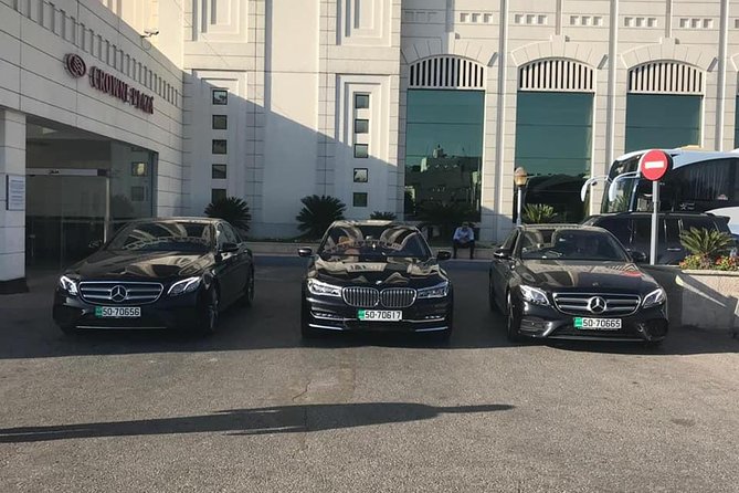 Airport pickup or drop off transfer from or to Amman city - The ride itself: clean cars, air conditioning, and water