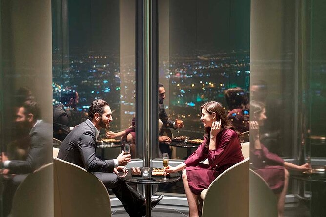 At the top burj khalifa dubai ticket with cafe treat - Who will enjoy this most