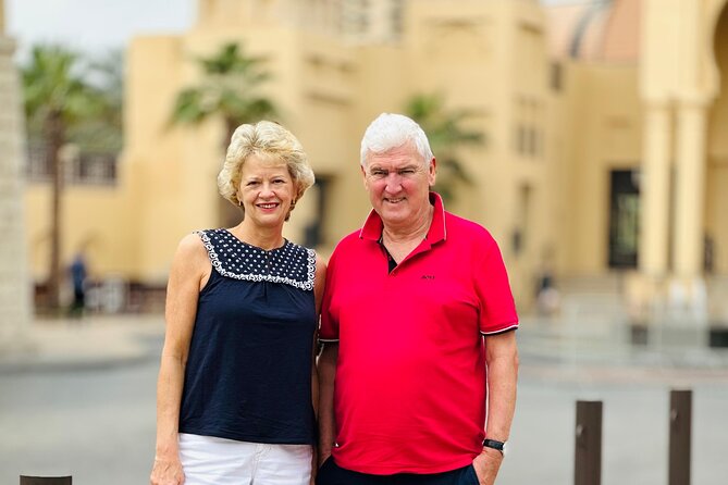 Authentic Dubai Tour: Al Fahidi, Souks, Abra & Landmarks drive - Burj Al Arab: a famous photo, not a hotel tour