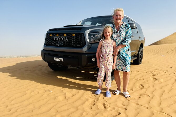 Best Dubai Desert Safari with Buffet Dinner,Sand Boarding & Shows - Optional quad biking before the main ride