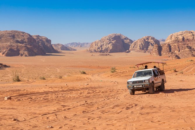 Best of Wadi Rum | Full day jeep tour + overnight in bedouin camp | Pack all-in - Nabatean carvings and Lawrence of Arabia sites