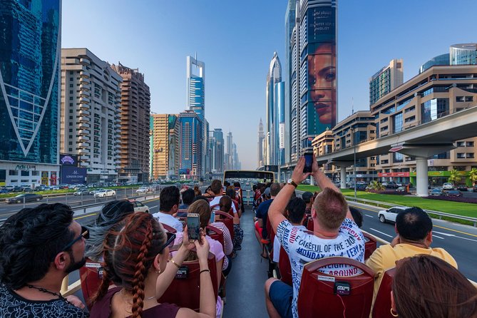 Big Bus Dubai Hop-On, Hop-Off Sightseeing Tour by Open-Top Bus - The blue route: Marina, Palm Jumeirah, and the modern city
