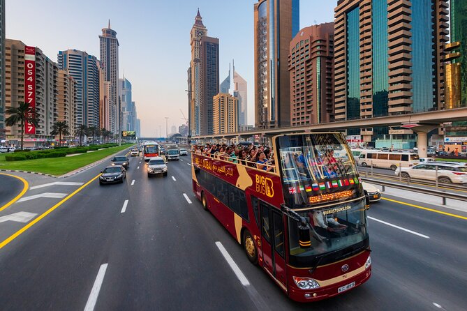 Big Bus Dubai Hop-On, Hop-Off Sightseeing Tour by Open-Top Bus - Audio commentary, comfort, and waiting times