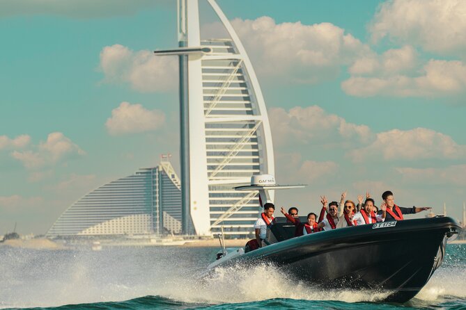 Burj Al Arab 100 Minute Boat Tour - Ain Dubai, a bold first photo stop