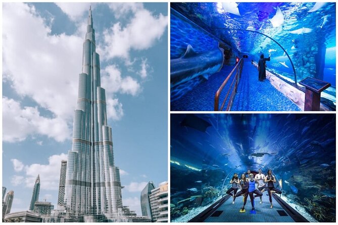 Burj Khalifa, Dubai Aquarium & UWZ with Penguin Cove Tickets - What you see from the observation decks