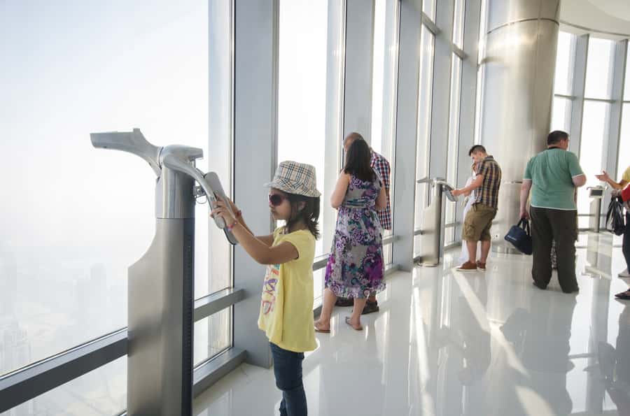 Burj Khalifa Ticket with 1-Way Transfer - What you see from the 124th floor