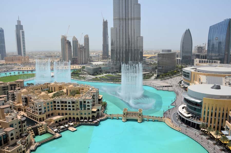 Burj Khalifa VIP Lunch – Michelin Dining & Porsche Transfer - The view: desert, Gulf, and Dubai skyline