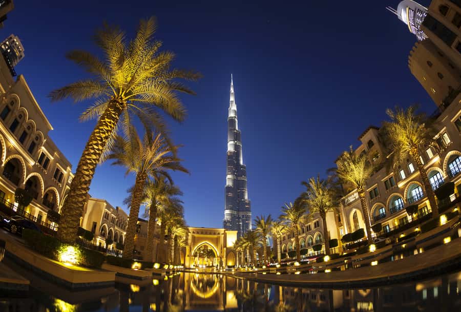 Burj Khalifa VIP Lunch – Michelin Dining & Porsche Transfer - Entering through a separate Burj Khalifa entrance