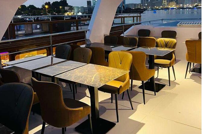 Catamaran Cruise with Dinner at Al Jaddaf Dubai - Buffet dinner with vegetarian and non-vegetarian choices