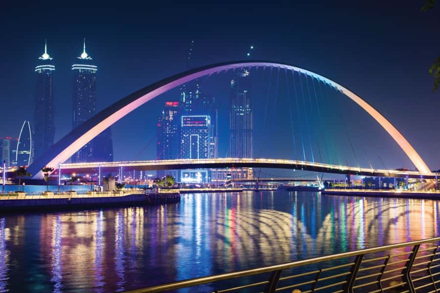 City of Lights: Dubai Night Experience - Dubai Canal and the value of a short photo stop