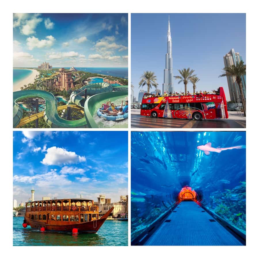 City Sightseeing Dubai HOHO Bus Tour, Aquaventure & More - Blue Route: Atlantis, the marina, and the beach