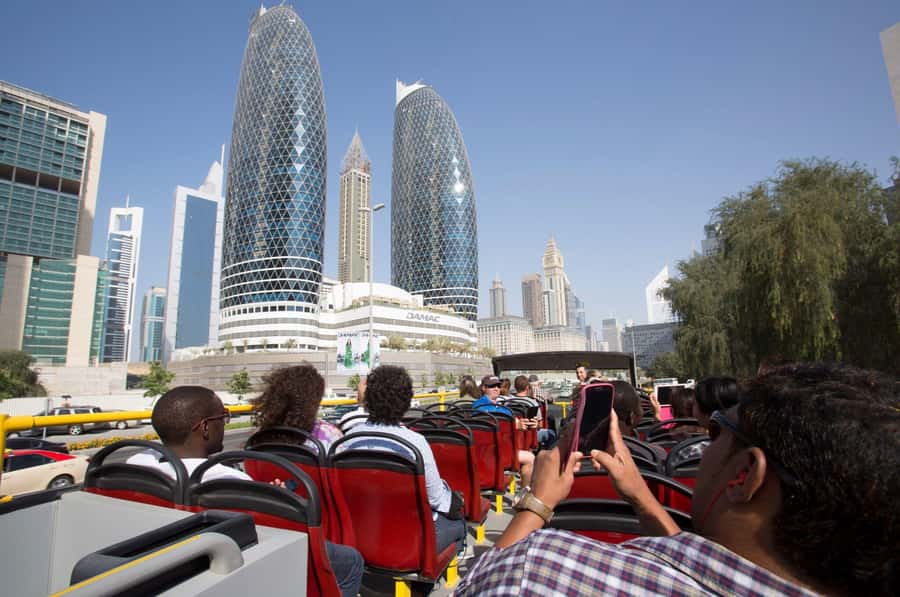 City Sightseeing Dubai Hop-On Hop-Off Bus Tour & Dhow Cruise - The Sunset and Night Tour at 6pm