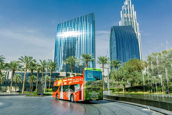 City Sightseeing Dubai Hop-On Hop-Off Bus Tour - Blue Route: Madinat Jumeirah, Palm Jumeirah, and Dubai Marina