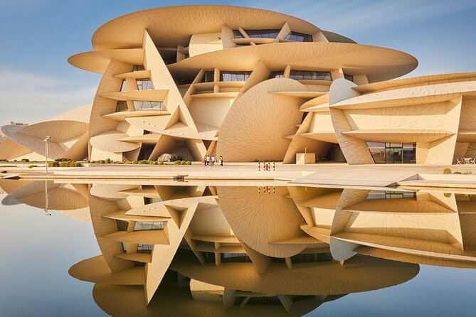 City Tour and Desert Safari with Camel Ride and Sand Boarding - One hour inside the National Museum of Qatar