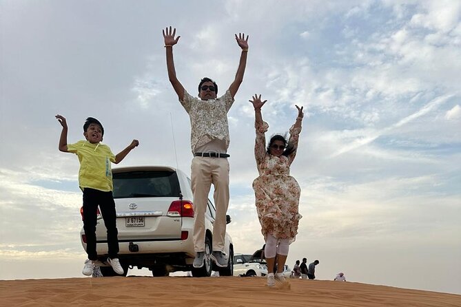 Desert Adventure Safari - Sandboarding adds a simple second thrill