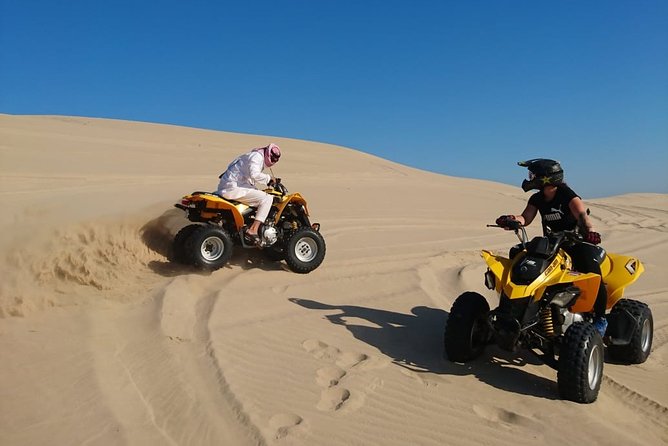 Desert Safari 7 Hours Tour with Dinner and Camp - Reaching the Inland Sea at sunset